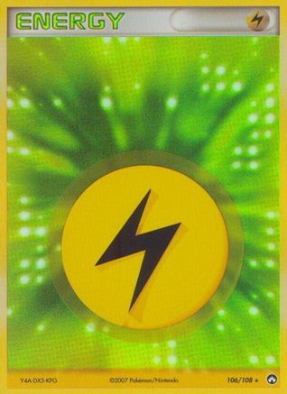 Lightning Energy - Holofoil Power Keepers - Rare
