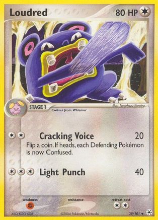 Loudred 039/101 Hidden Legends - Uncommon