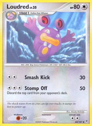 Loudred - Reverse Holofoil Supreme Victors - Uncommon