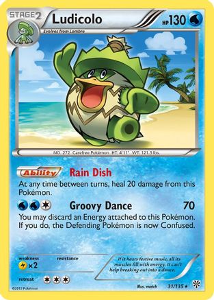 Ludicolo Plasma Storm - Rare