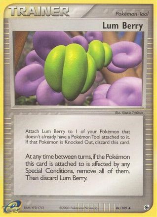 Lum Berry - Reverse Holofoil Ruby and Sapphire - Uncommon