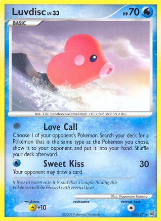 Luvdisc - Reverse Holofoil Platinum - Rare