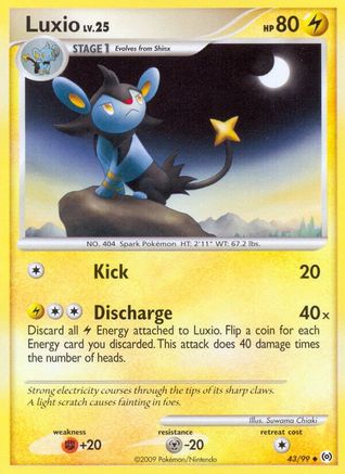 Luxio 043 - Reverse Holofoil Arceus - Uncommon