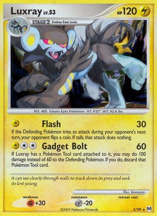 Luxray 005 - Reverse Holofoil Arceus - Holo Rare