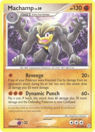 Machamp Diamond and Pearl - Rare