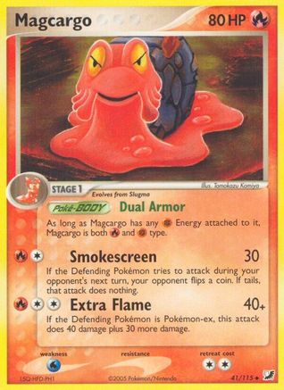Magcargo - Reverse Holofoil Unseen Forces - Uncommon
