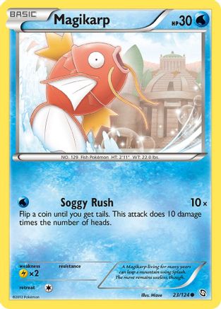 Magikarp 023 - Reverse Holofoil Dragons Exalted - Common