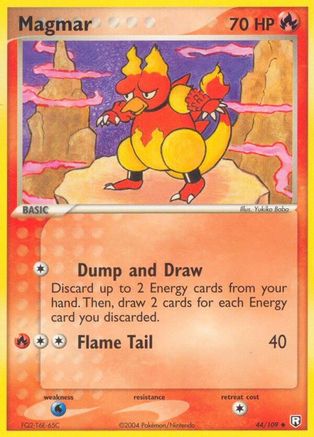 Magmar 044 - Reverse Holofoil Team Rocket Returns - Uncommon
