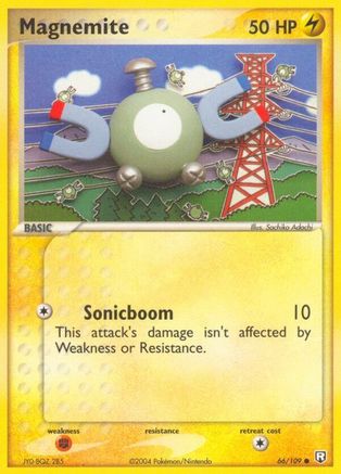 Magnemite 066 - Reverse Holofoil Team Rocket Returns - Common