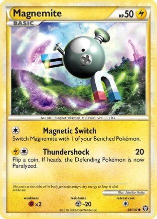 Magnemite 068 - Reverse Holofoil Triumphant - Common