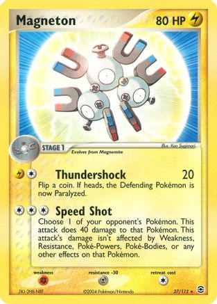 Magneton 027 FireRed & LeafGreen - Rare