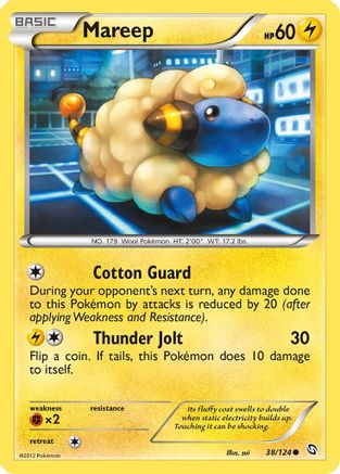 Mareep 038 - Reverse Holofoil Dragons Exalted - Common