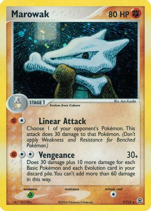 Marowak FireRed & LeafGreen - Holo Rare