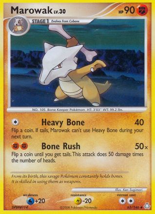 Marowak 063 Legends Awakened - Uncommon