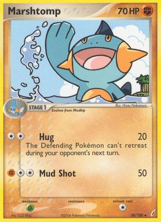 Marshtomp 038/100 Crystal Guardians - Uncommon