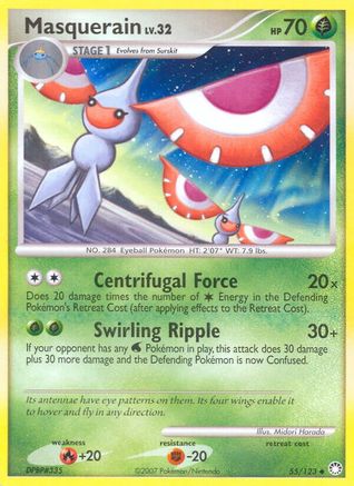 Masquerain - Reverse Holofoil Mysterious Treasures - Uncommon