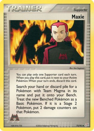 Maxie - Reverse Holofoil Team Magma vs Team Aqua - Uncommon