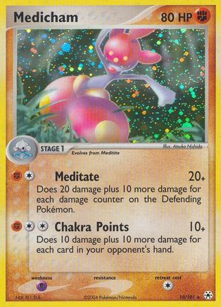 Medicham 010/101 - Reverse Holofoil Hidden Legends - Holo Rare