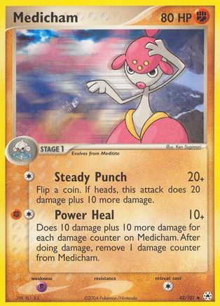 Medicham - 42/101/101 Hidden Legends - Uncommon