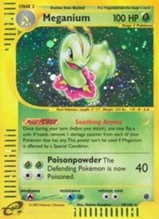 Meganium (18) - Holofoil Expedition - Holo Rare