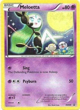 Meloetta BW68 Black and White Promos - Promo