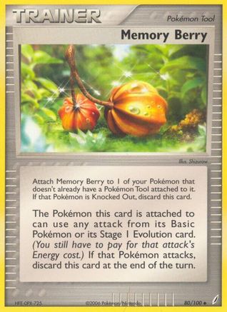 Memory Berry/100 - Reverse Holofoil Crystal Guardians - Uncommon