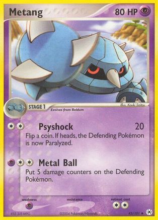 Metang - 43/101/101 Hidden Legends - Uncommon