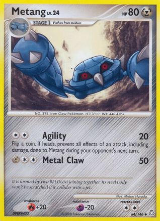 Metang (64) - Reverse Holofoil Legends Awakened - Uncommon