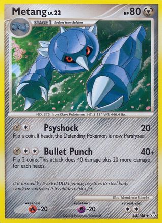 Metang (65) - Reverse Holofoil Legends Awakened - Uncommon