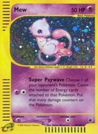 Mew (19) - Reverse Holofoil Expedition - Holo Rare