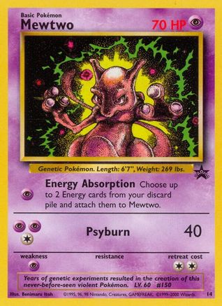Mewtwo (14) (14) 014 WoTC Promo - Promo