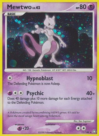 Mewtwo - Reverse Holofoil Legends Awakened - Holo Rare