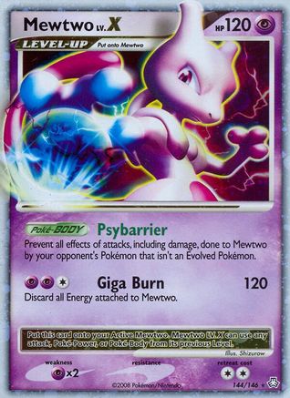 Mewtwo LV.X - Holofoil Legends Awakened - Ultra Rare