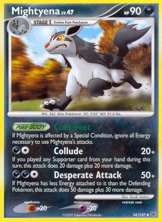 Mightyena - Reverse Holofoil Platinum - Uncommon