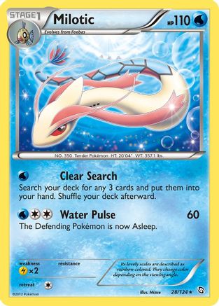 Milotic 028 - Holofoil Dragons Exalted - Holo Rare