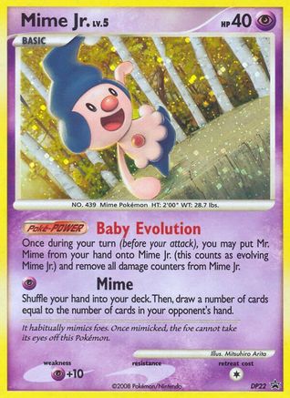 Mime Jr. - DP22 - Holofoil Diamond and Pearl Promos - Promo