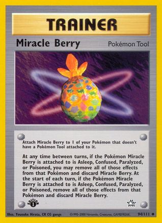 Miracle Berry 094 - 1st Edition Neo Genesis - Uncommon
