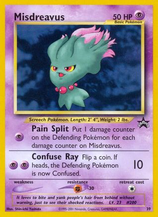 Misdreavus 039 WoTC Promo - Promo