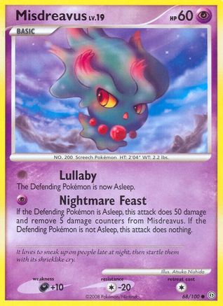 Misdreavus - Reverse Holofoil Stormfront - Common
