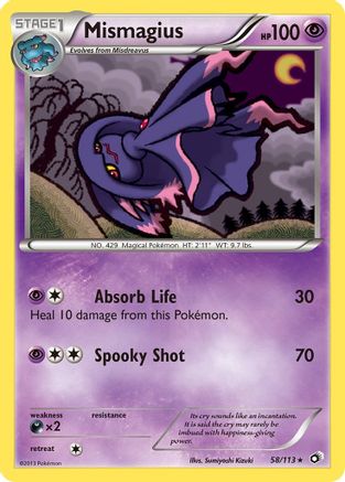 Mismagius 058 Legendary Treasures - Rare