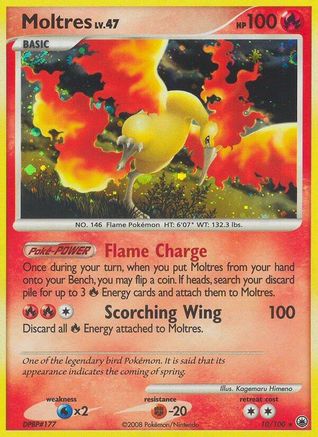 Moltres - Reverse Holofoil Majestic Dawn - Holo Rare