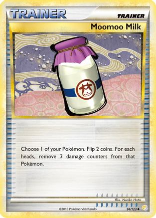 Moomoo Milk 094 - Reverse Holofoil HeartGold SoulSilver - Uncommon