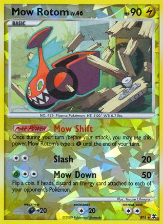 Mow Rotom - Reverse Holofoil Rising Rivals - Ultra Rare