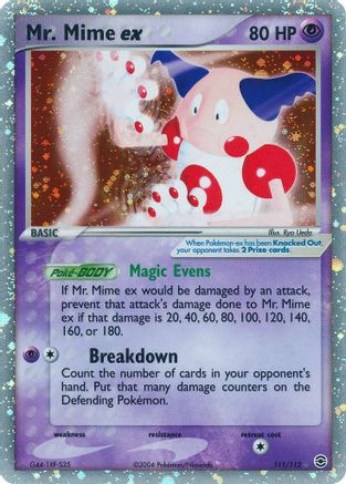 Mr. Mime ex - 111/112/112 - Holofoil FireRed & LeafGreen - Ultra Rare