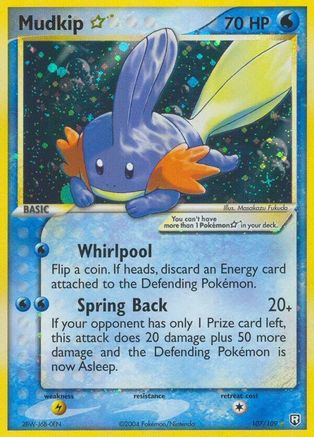 Mudkip Star 107 Team Rocket Returns - Ultra Rare