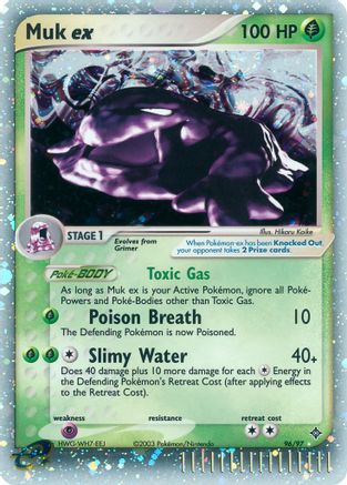 Muk ex - Holofoil Dragon - Ultra Rare