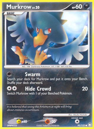 Murkrow 090 Mysterious Treasures - Common
