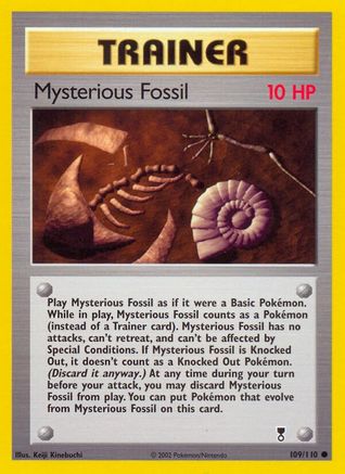 Mysterious Fossil/110 - Reverse Holofoil Legendary Collection - Common