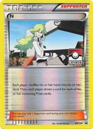 N (Supporter) (Supporter) - BW100 BW100 - Holofoil Black and White Promos - Promo