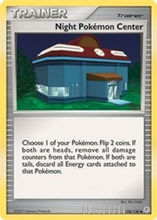 Night Pokemon Center - Reverse Holofoil Diamond and Pearl - Uncommon